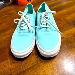 Womens Mint Green Vans Size 8.5